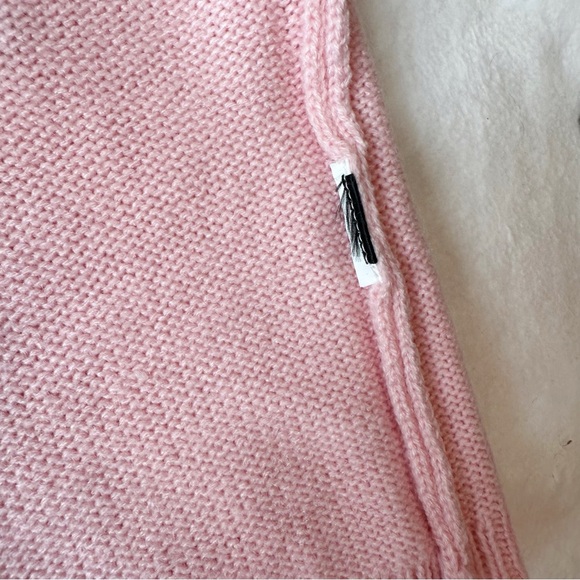 Vintage Pink Strawberry Knit Cropped Sweater Vest, size Small - Picture 12 of 16